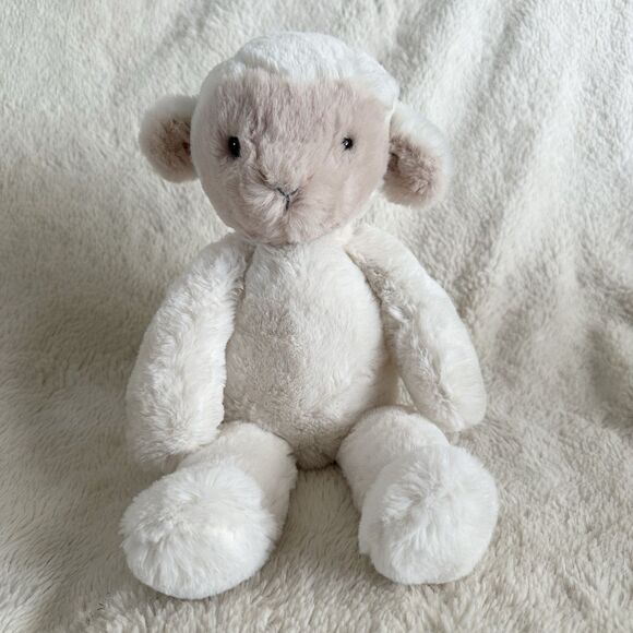 RARE Jellycat London Medium Snugglet Bramwell Lamb Sheep 13” Plush Stuffed Toy - Picture 1 of 7